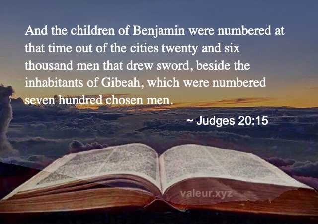 Judges 20:15