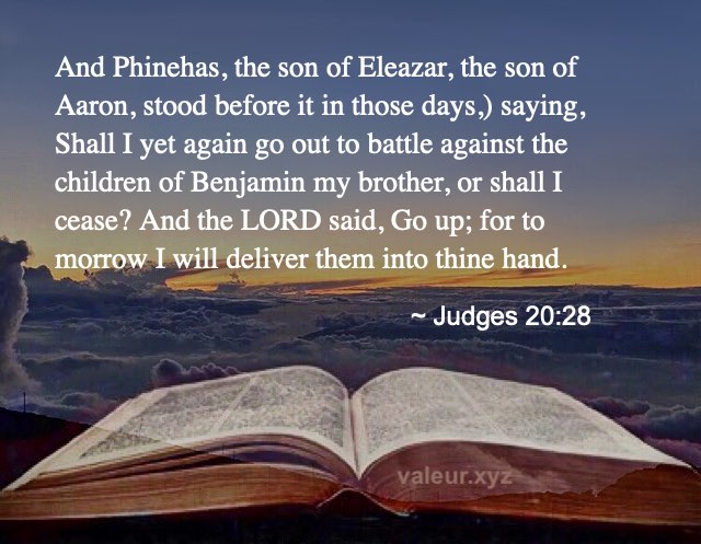 Judges 20:28
