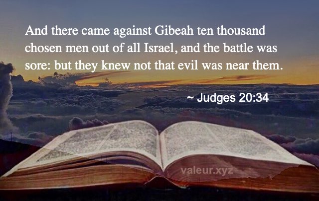Judges 20:34
