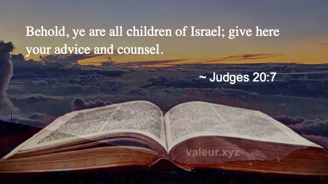 Judges 20:7