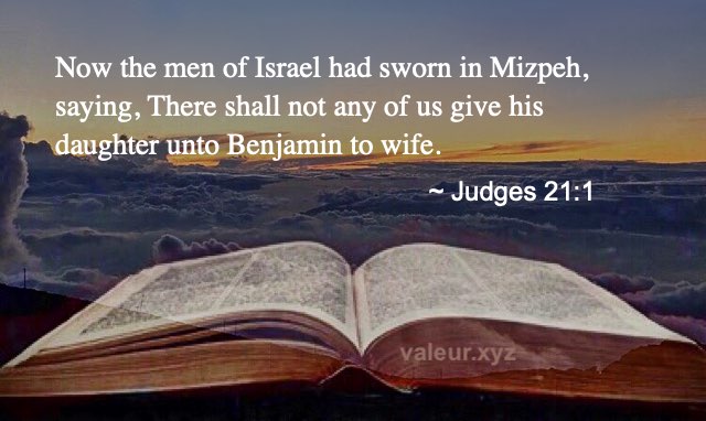 Judges 21:1