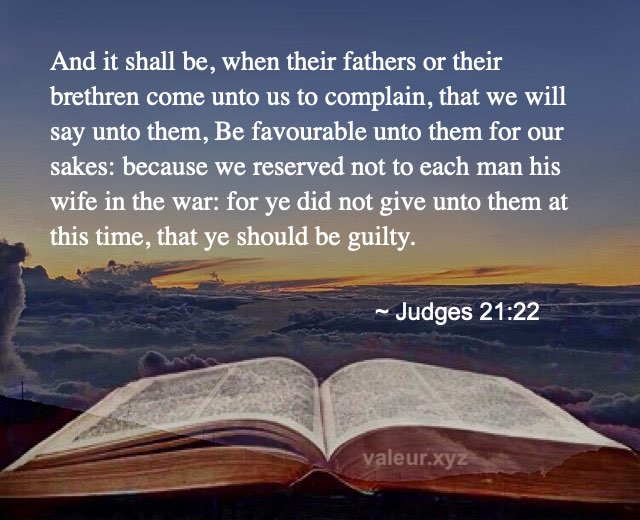Judges 21:22