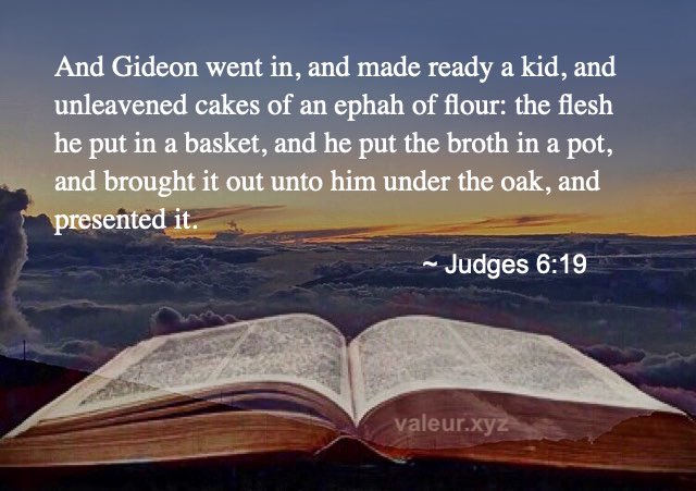 Judges 6:19
