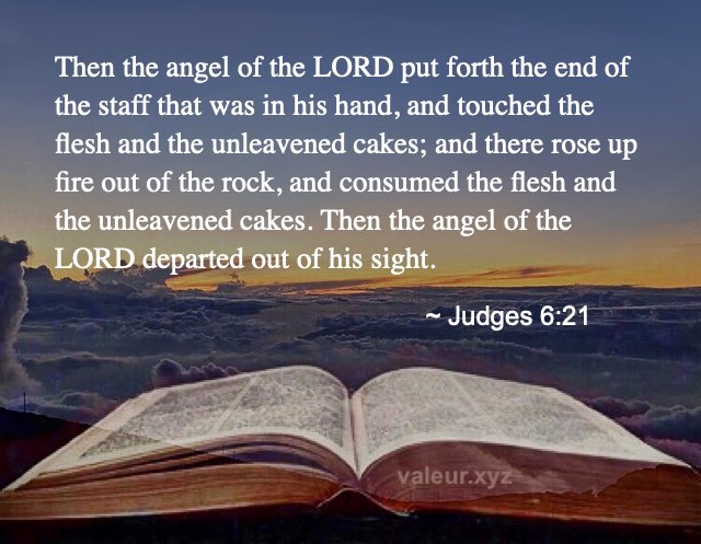 Judges 6:21