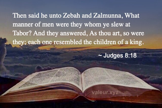 Judges 8:18
