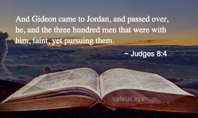 Judges 8:4