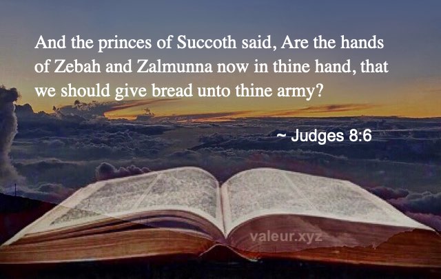 Judges 8:6