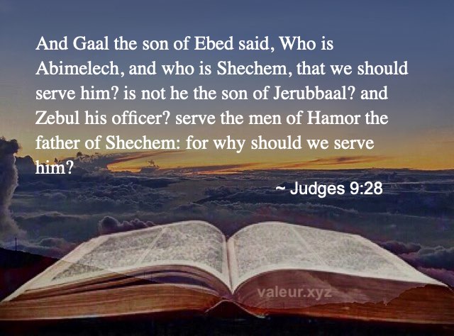 Judges 9:28