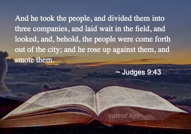 Judges 9:43
