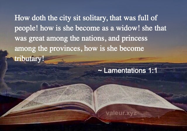 Lamentations 1:1