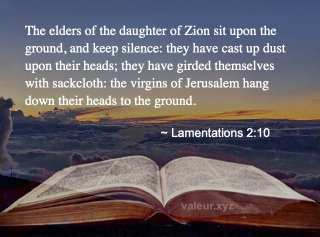 Lamentations 2:10