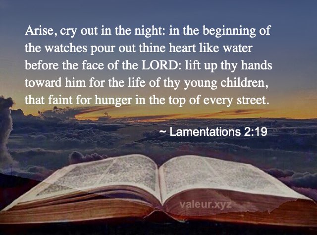 Lamentations 2:19