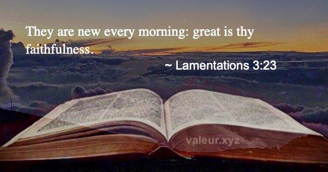 Lamentations 3:23