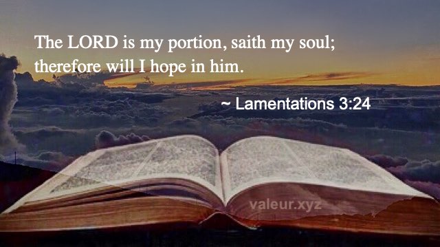 Lamentations 3:24