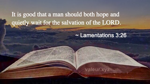 Lamentations 3:26