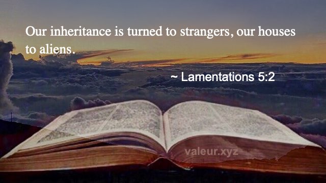 Lamentations 5:2