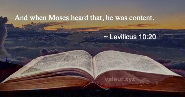 Leviticus 10:20