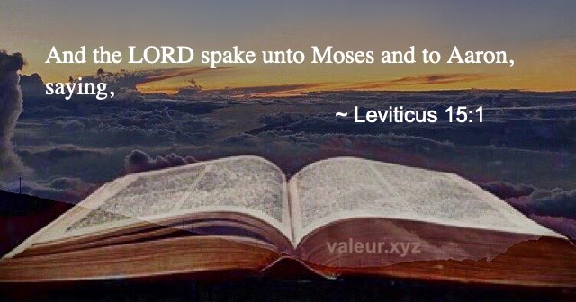Leviticus 15:1