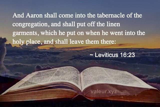 Leviticus 16:23
