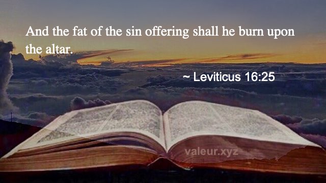 Leviticus 16:25