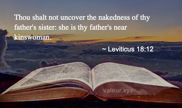 Leviticus 18:12