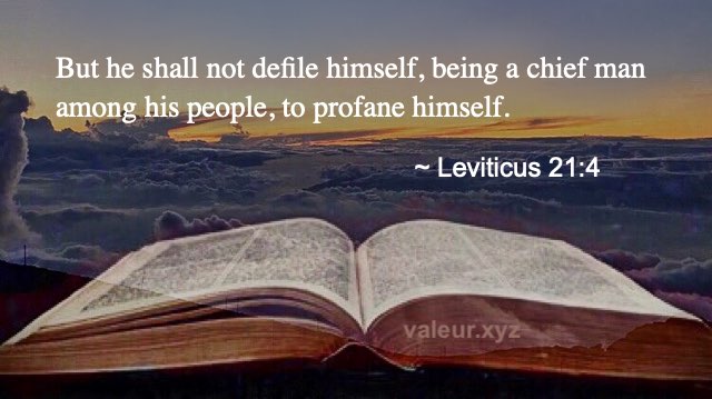 Leviticus 21:4