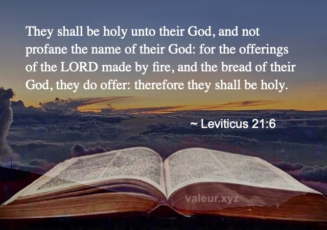 Leviticus 21:6