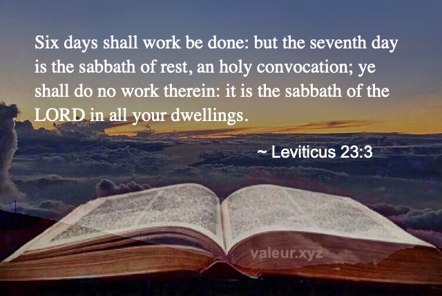Leviticus 23:3
