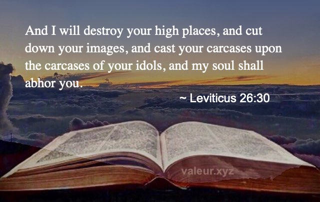 Leviticus 26:30