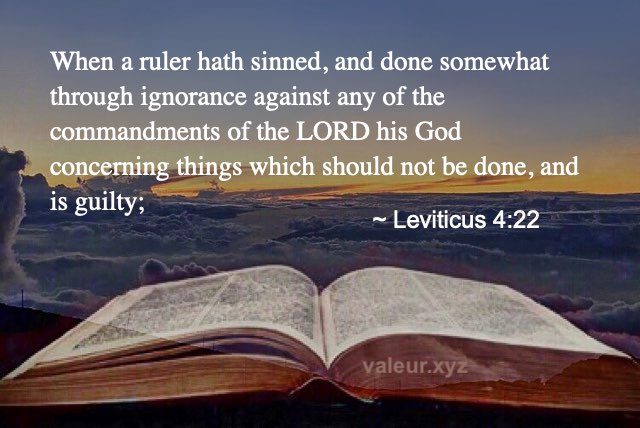 Leviticus 4:22