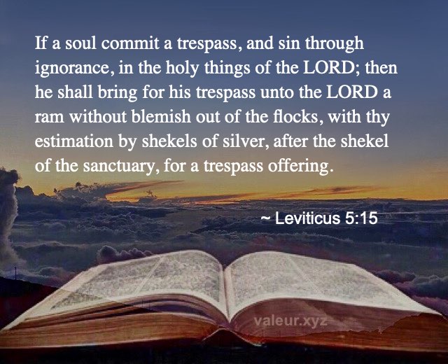 Leviticus 5:15