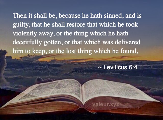 Leviticus 6:4