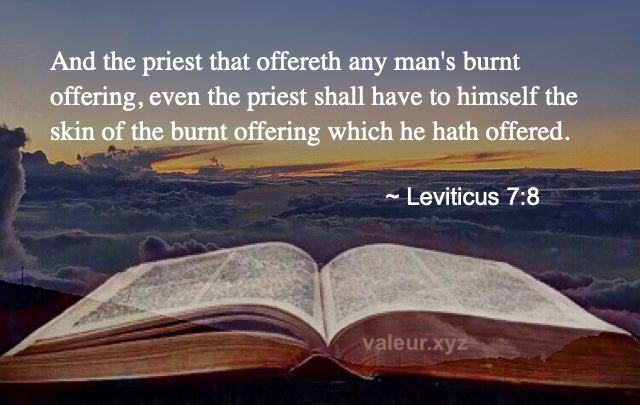 Leviticus 7:8