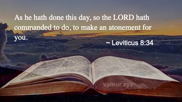 Leviticus 8:34