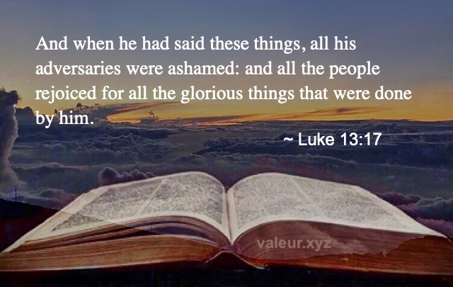 Luke 13:17