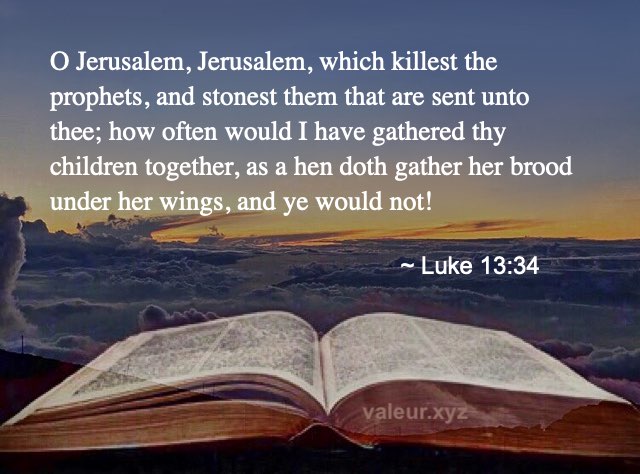 Luke 13:34