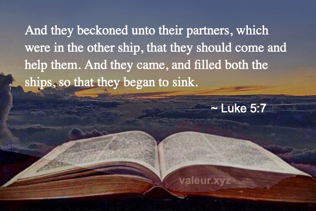 Luke 5:7