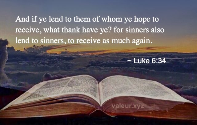 Luke 6:34