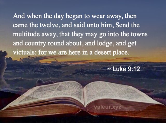 Luke 9:12