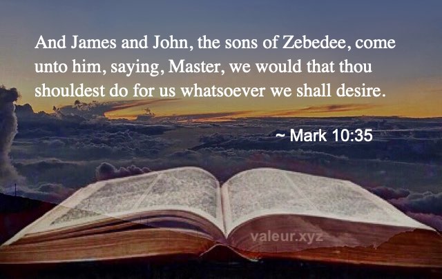 Mark 10:35