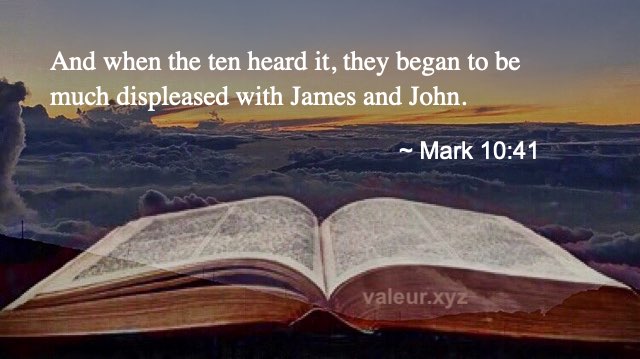 Mark 10:41