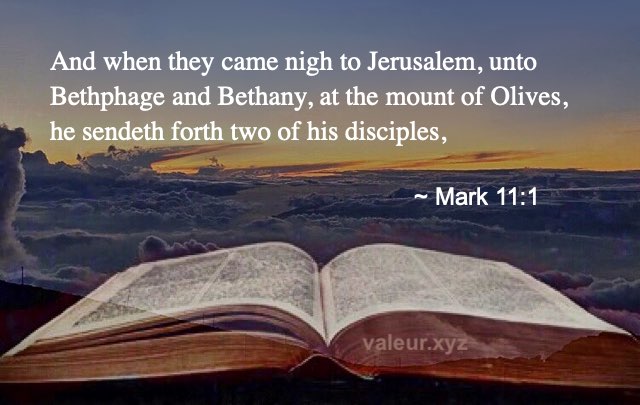 Mark 11:1