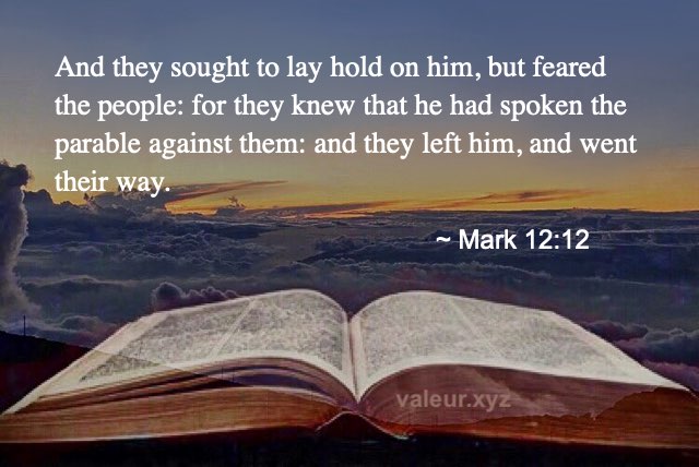 Mark 12:12