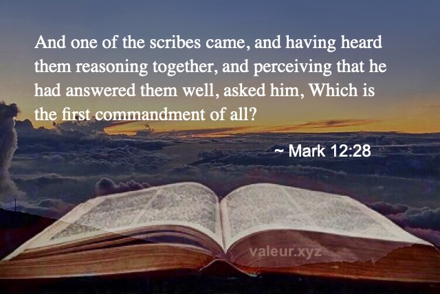 Mark 12:28
