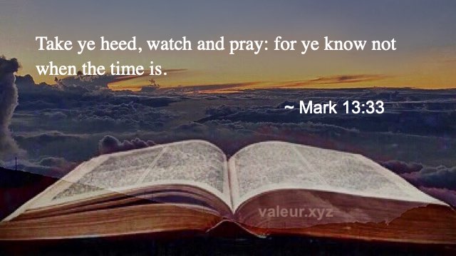 Mark 13:33