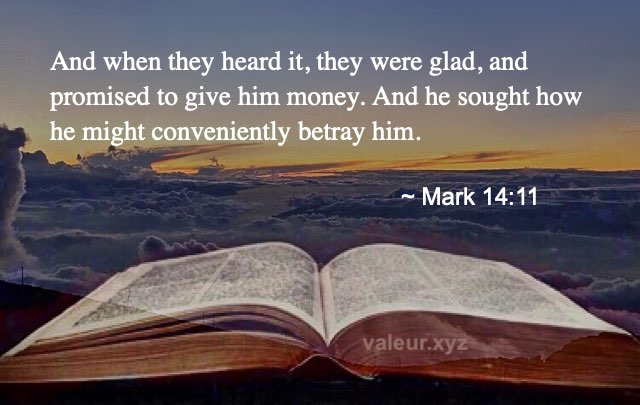 Mark 14:11