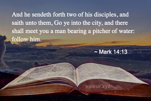 Mark 14:13