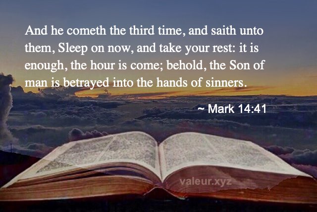 Mark 14:41