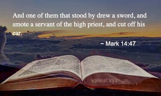 Mark 14:47