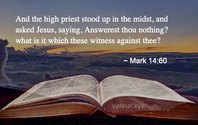 Mark 14:60